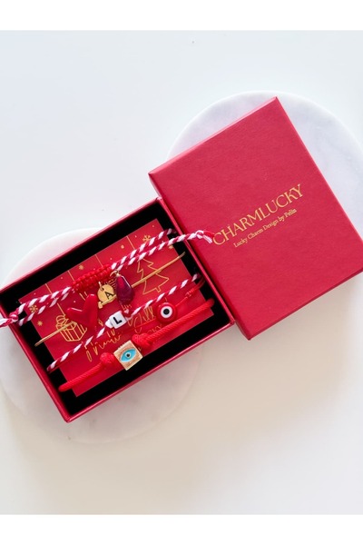 CHARMLUCKY Murano Heart-Pearl Bracelet Combination