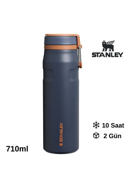 Stanley The IceFlow Twist Flip Termos 0.71 LT Termos Kupa Kamp Matara LACİVERT