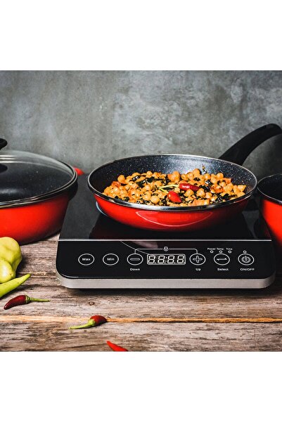 Metalac Frying pan 1l Granite Induction red enamel/20cm/1l