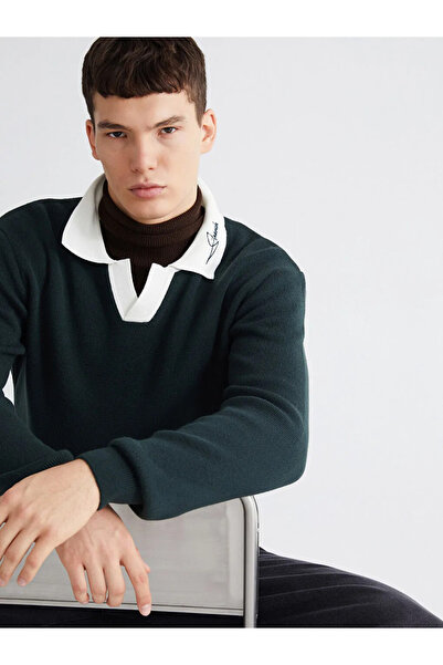 LC Waikiki Polo Neck Men's Knitwear Sweater