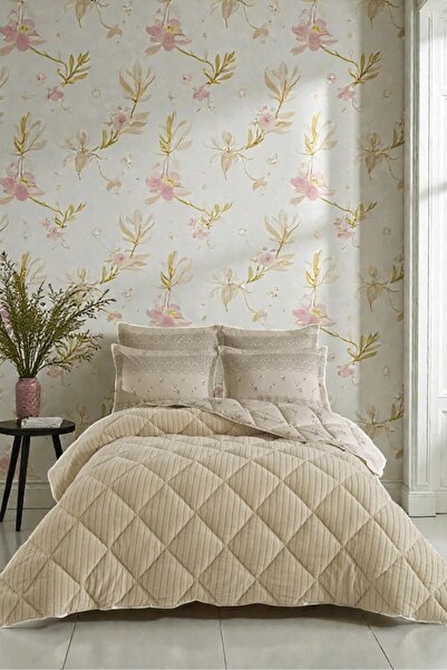 Nest Touch Cloud Çift Kişilik Jakarlı Wellsoft Uyku Seti (Lastikli Çarşaflı, ...