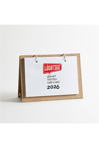 Hediye360 2026 Lugat 360 Masa Takvimi