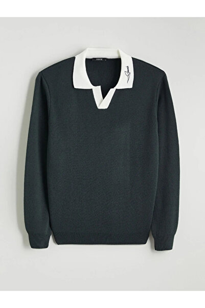 LC Waikiki Polo Neck Men's Knitwear Sweater