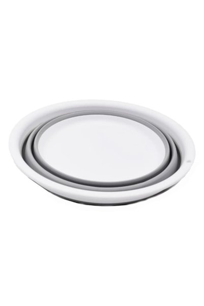 FRANDIS Lighean pliabil FRANDIS, 3.5L, gri/alb, 2 manere