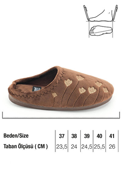 GEZER Women's Winter Pu Comfortable Sole Embroidered Design Home Garden Slippers