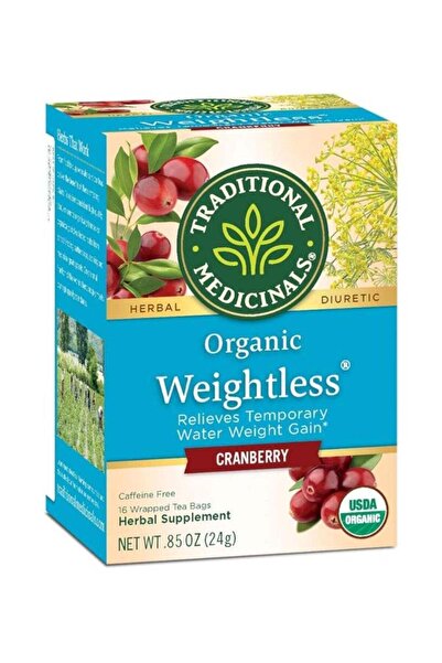 TRADITIONAL MEDICINALS أكياس شاي التوت البري العشبية خفيفة الوزن - 16 كيسًا