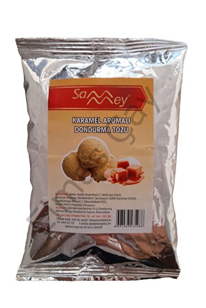 SAMMEY Karamel Aromalı Dondurma Tozu 300 Gr.