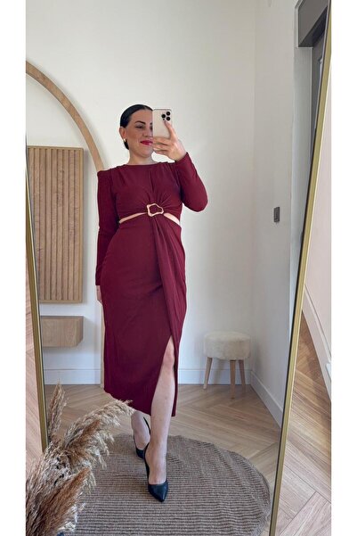 Store Anvelop Kesim Toka Detay Elbise