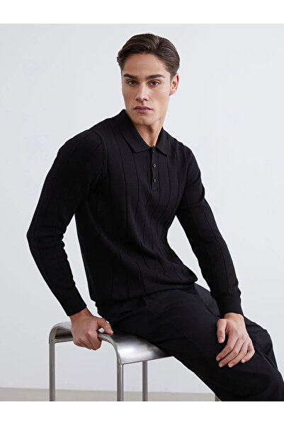 LC Waikiki Polo Neck Men's Knitwear Sweater