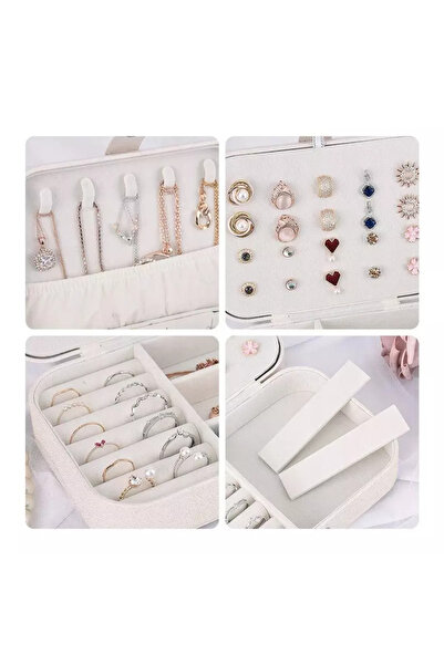 Gonga Jewelry organizer box, 5x16x11 cm, Gonga® White