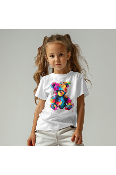 matelio Colorful Teddy Children's T-shirt