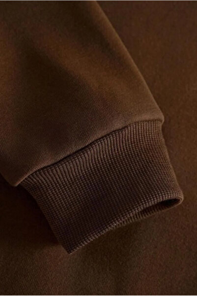 LA GULER Прави това, което те прави щастлив Печатно прекалено голямо 3-слойно памучно суитшърт с качулка