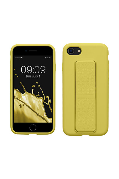 KWmobile Case for Apple iPhone SE (2022)/iPhone SE (2020),Yellow, Silicone, KWM000015WB006C