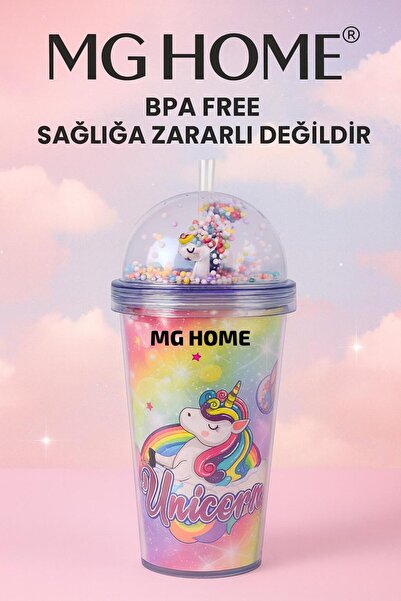 VENON Pipetli Suluk🎠ATLI KARINCA Tasarım Çocuk Bardak 🎠 Renkli Boncuklu Kap...