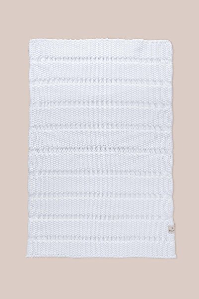Barine Tide Knitted Bath Mat White 50X90