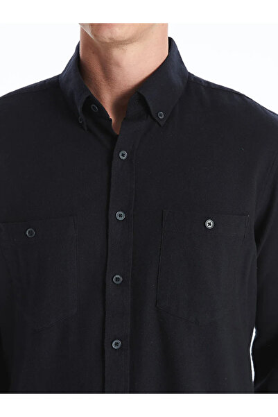 LC Waikiki Regular Fit Long Sleeve Gabardine Men's Shirt