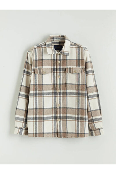 LC Waikiki Regular Fit Long Sleeve Plaid Men's Lumberjack Shirt