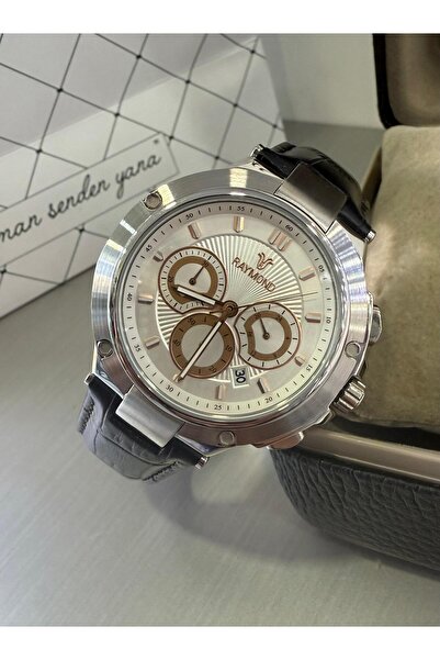 Raymond Leather Men's Wristwatch