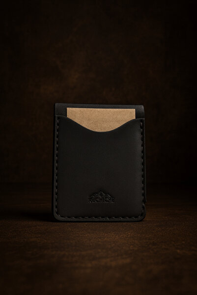 Colermi Genuine Leather Handmade Vintage Card Holder – Small Size Minimalist Wallet – 6 Card Capacity Card Holder