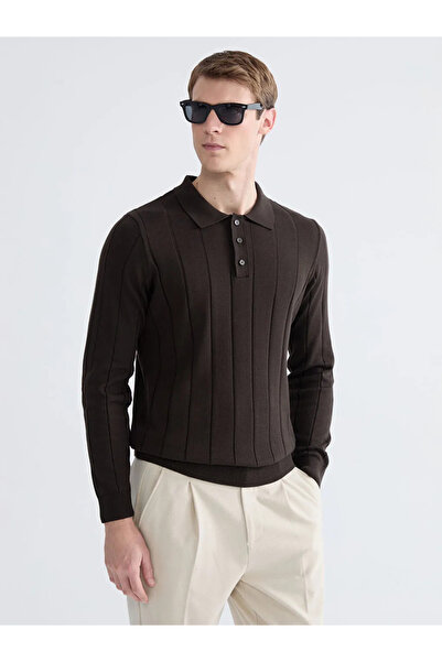 LC Waikiki Polo Neck Men's Knitwear Sweater