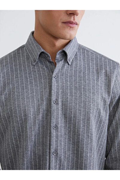 LC Waikiki Striped Long Sleeve Men's Shirt