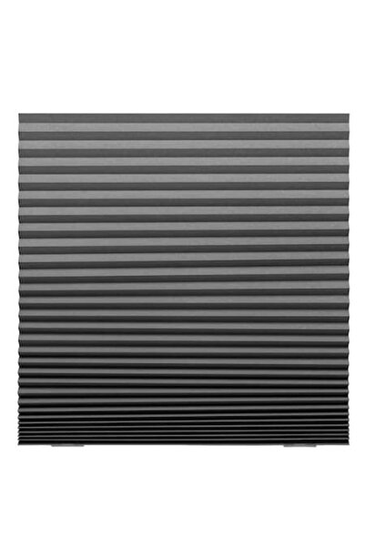 HYVESTO Black adjustable pleated blind 90x190 cm, polyester, no drilling, with mounting system included