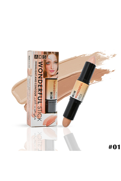 ADS Dual-use highlighter and contour pen