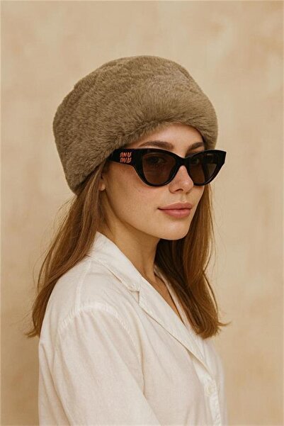 Dipmoda Kadın peluş rus kalpak şapka DPAKS004