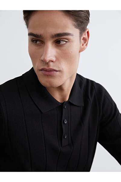 LC Waikiki Polo Neck Men's Knitwear Sweater