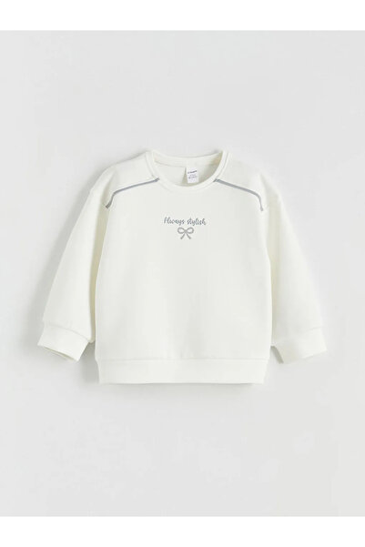 LC Waikiki Crew Neck Soft Touch Girl's Sweatshirt