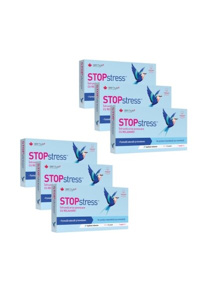 Barny's® Premium Quality Pack of 6 boxes of Barny's STOPstress™ - 20 capsules