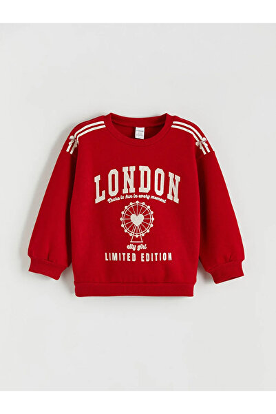 LC Waikiki Printed girl's sweatshirt and pants set of 2