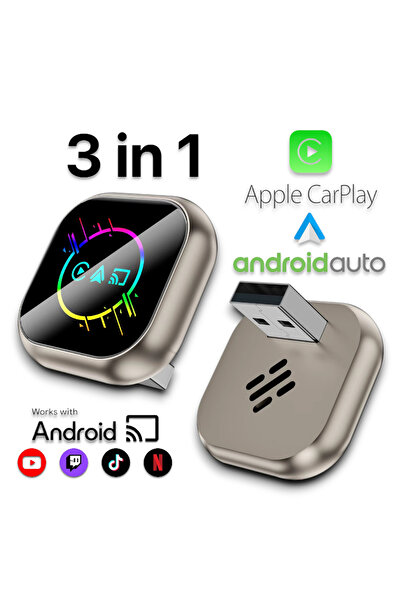 Niru Adaptor Auto Wireless AirDrive Q Android – CarPlay, Android Auto fara fir + Netflix/YouTube
