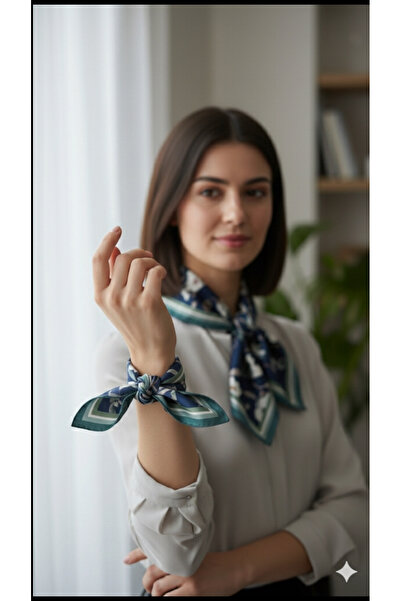 Mavi Masal Patterned Women's Scarf Masalscarf