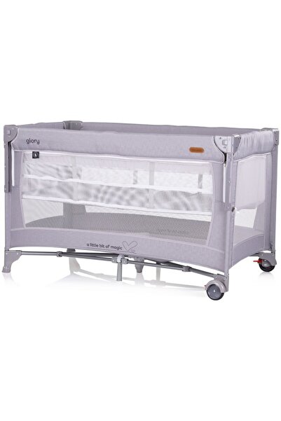 Chipolino Glory Cloud Foldable Crib with Sliding Side and Level for Newborns