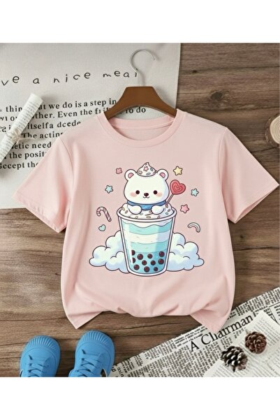 Tiny and Co تي شيرت بوبا تيدي بير مطبوع للأطفال