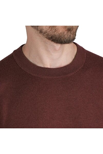 Giordano Men's Relaxed Fit Crew Neck Wool Blend Pullover