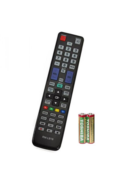 KlaussTech Telecomandă compatibilă cu Samsung, 1 LED, televizor LCD/LED, funcționează la o distanță de 10 m