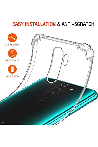 OSG Xiaomi Redmi Note 8 Pro Transparent Non-Yellowing Premium Shock-Absorbing Phone Case