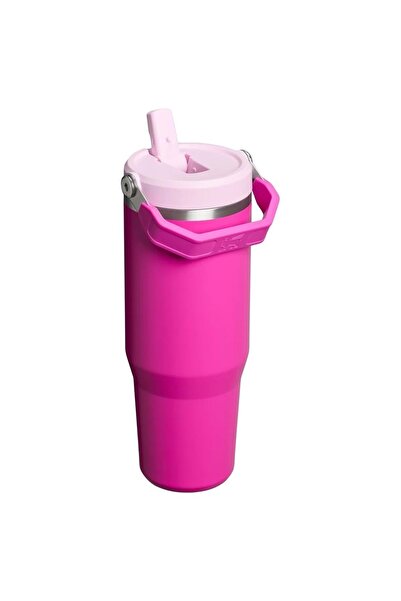 Stanley The Iceflow Flip Straw Thermos Cup with Straw 0.89 Lt Flask Fuchia