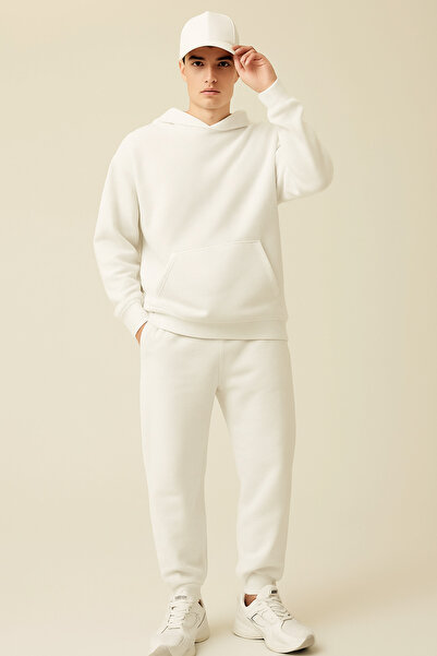 DeFacto Regular Fit Sweatpants Zipper Pocket Waist Lace-Up Elastic Leg Y5511Az23Au