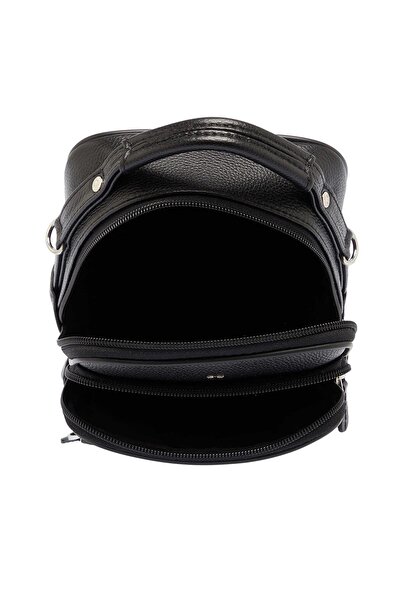 Tergan S1Pc00002193-A6F Leather Men's Portfolio Bag - Black