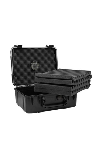 CigarCaddy Cigar Caddy 40 Travel Siyah Humidor Puro Kutusu