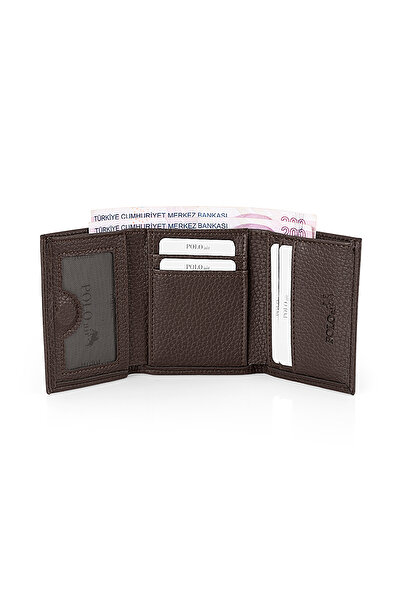 Polo Air Magnetic Men's Wallet Brown Color Cdn-05-K