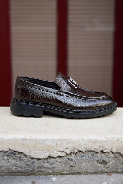 Vantaggio Veltino Brown 100% Genuine Leather Men's Classic Shoes