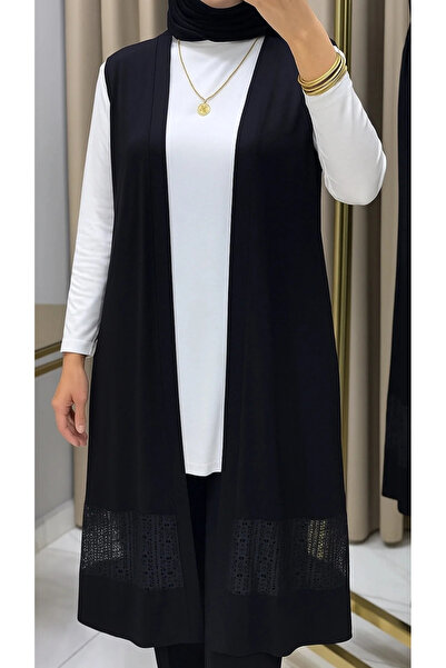 MİSSBAH Dantelli Penye Yelek