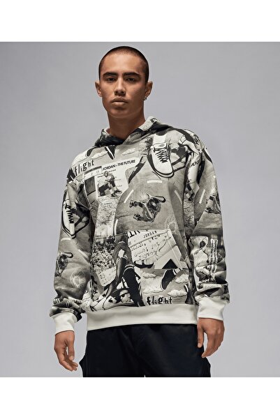 Nike Jordan Brooklyn Fleece Printed Pullover Hoodie