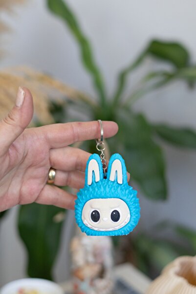Modello Craft 3D Baskı Labubu Anahtarlık – Sevimli Figür Tasarım