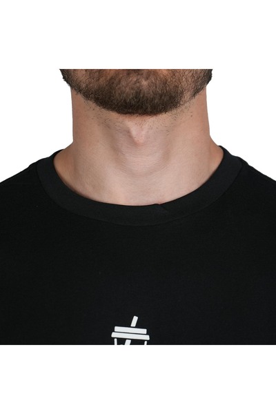 Giordano Men's Slim Fit Cotton Jersey Message Print Tee