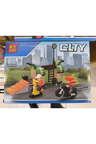 Toys 🚦 LEGO-style CITY 4-in-1 – Adventure, repairs and racing all in one! 🚗🏍️